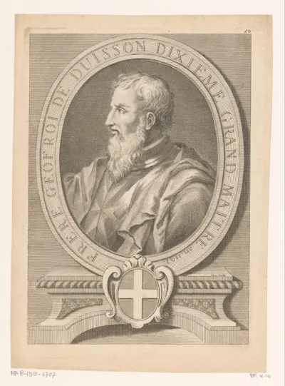 Portret van Geoffrey de Donjon