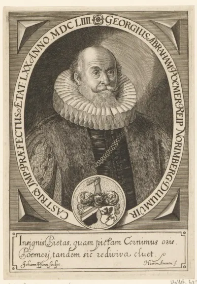 Portret van Georg Abraham Pömer