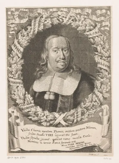 Portret van Georg Achaz Heher