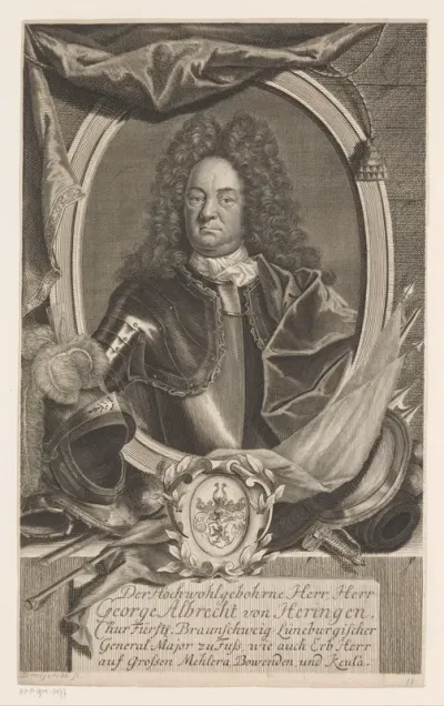 Portret van Georg Albrecht von Heringen