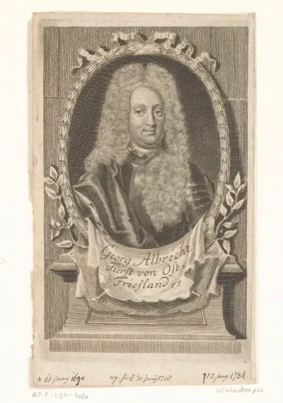 Portret van Georg Albrecht, vorst van Ostfriesland
