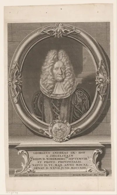 Portret van Georg Andreas Imhoff