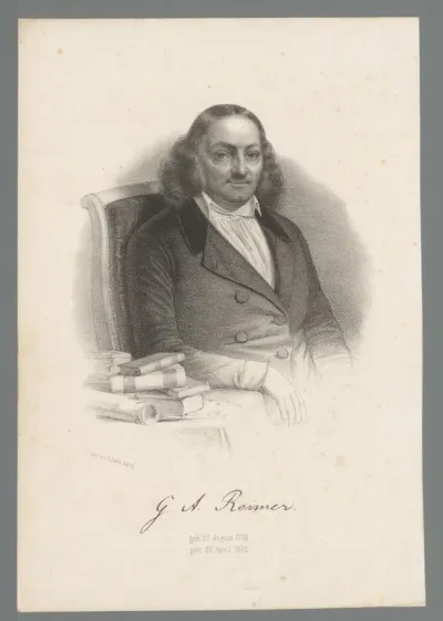 Portret van Georg Andreas Reimer