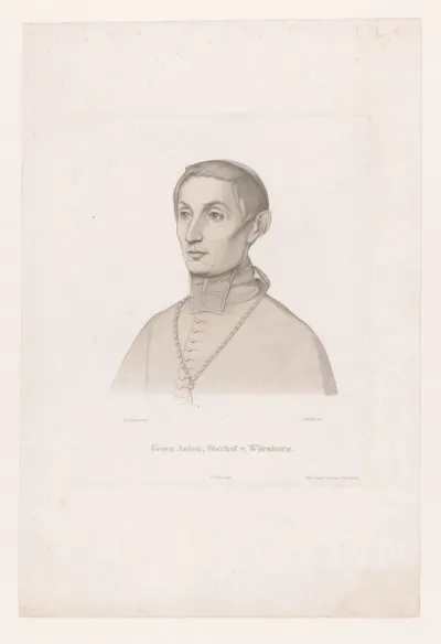 Portret van Georg Anton Stahl