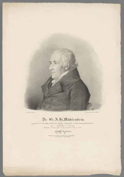 Portret van Georg August Heinrich Mühlenbein