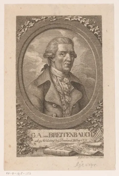 Portret van Georg August von Breitenbauch