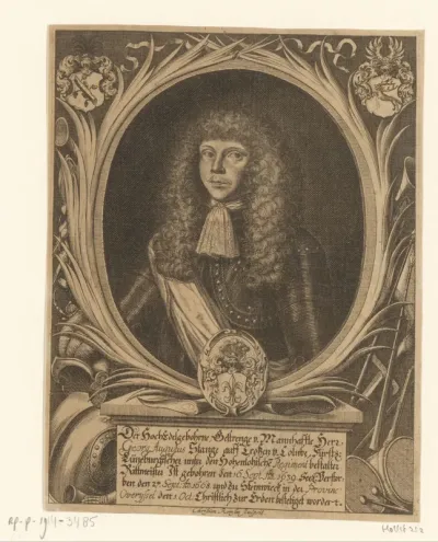 Portret van Georg August von Stange