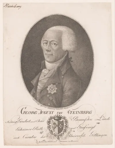 Portret van Georg August von Steinberg
