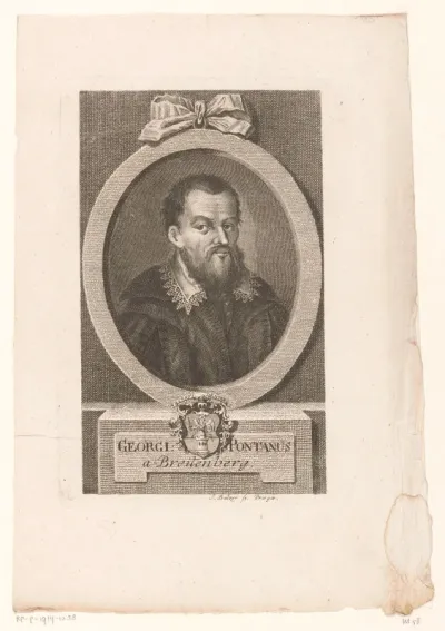 Portret van Georg Barthold Pontanus