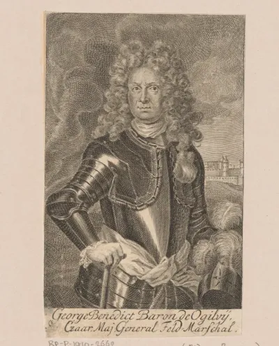 Portret van Georg Benedikt Freiherr von Ogilvy