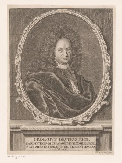 Portret van Georg Beyer