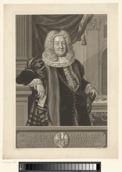 Portret van Georg Burkhard Löffelholz von Colberg (II)