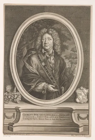 Portret van Georg Burkhard Löffelholz von Colberg