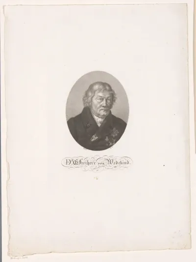 Portret van Georg Christian Gottlieb, Freiherr von Wedekind