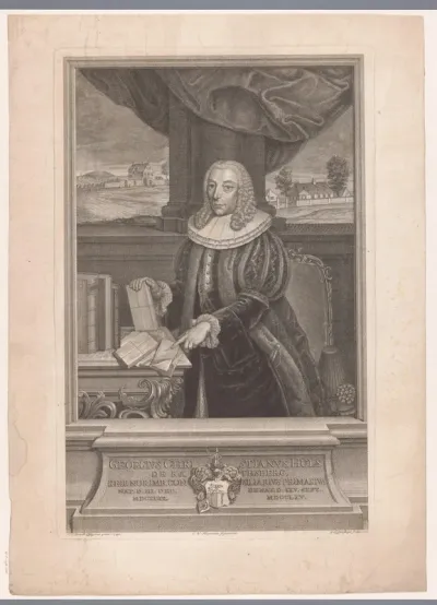 Portret van Georg Christian Hüls (von Rathsberg)