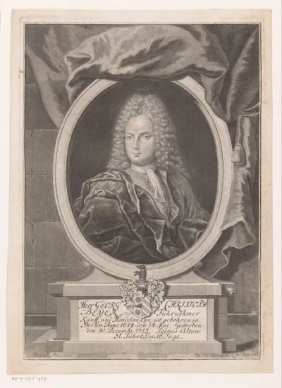 Portret van Georg Christoph Beyer
