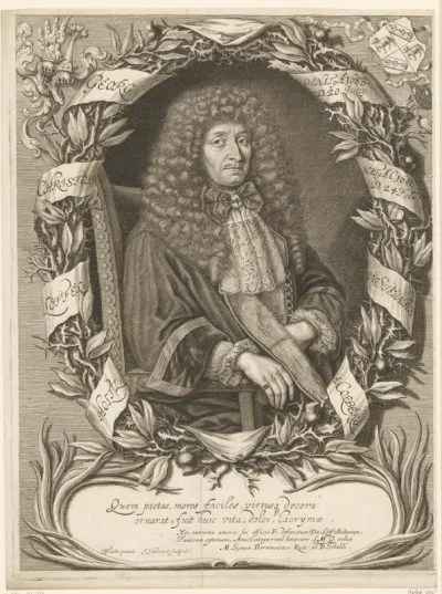 Portret van Georg Christoph Löffelholz von Colberg