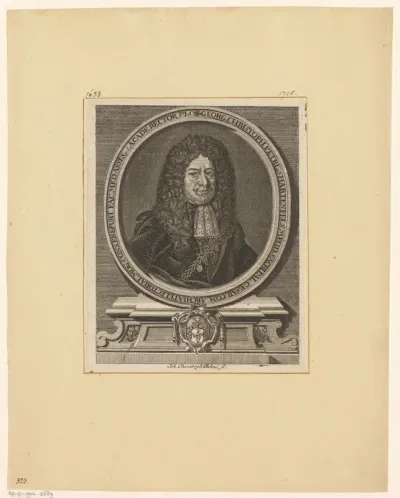 Portret van Georg Christoph Petri von Hartenfels