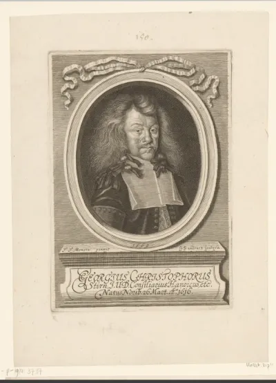 Portret van Georg Christoph Stirn