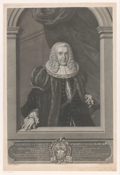 Portret van Georg Christoph Volckamer von Kirchensittenbach