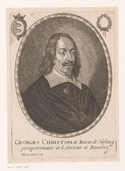 Portret van Georg Christoph Von Haslang