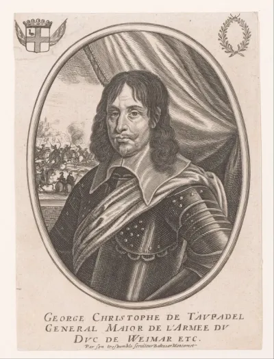 Portret van Georg Christoph von Taupadel