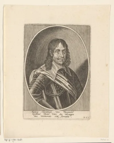 Portret van Georg Christoph von Taupadel