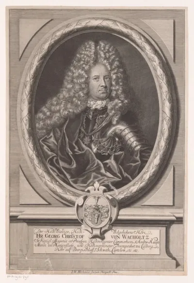 Portret van Georg Christoph von Wachholtz