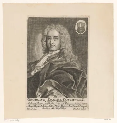 Portret van Georg Daniel II Coschwitz