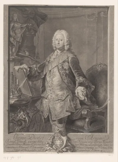 Portret van Georg Dietloff von Arnim