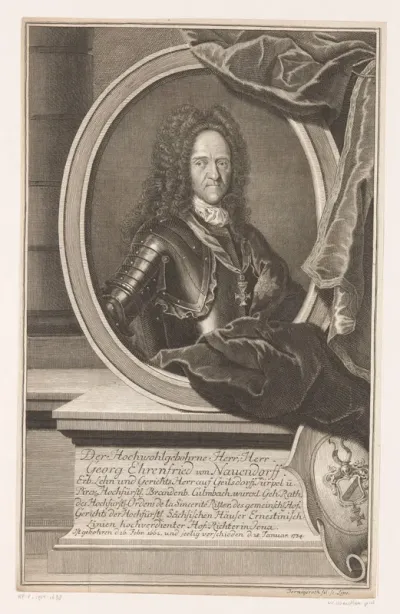 Portret van Georg Ehrenfried von Nauendorff