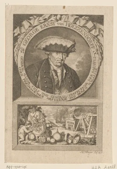 Portret van Georg Ernst von Holtzendorff