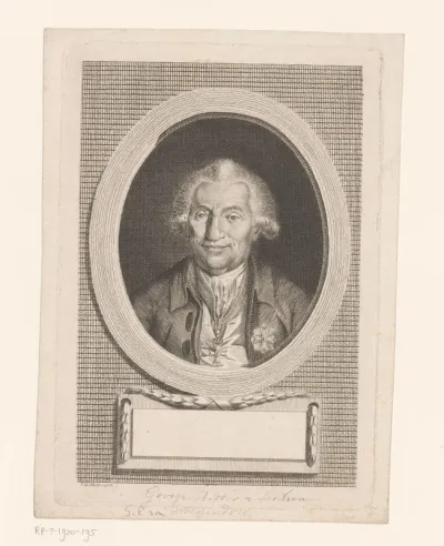 Portret van Georg Ernst von Holtzendorff