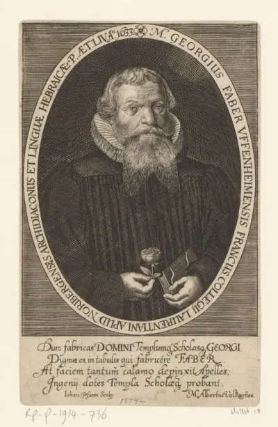 Portret van Georg Faber