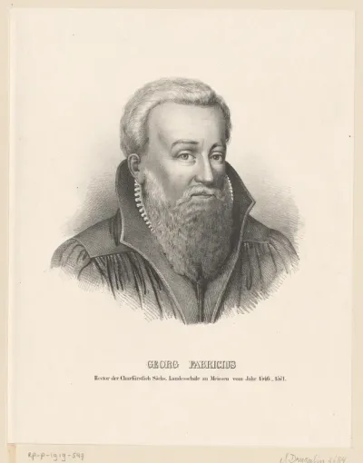 Portret van Georg Fabricius