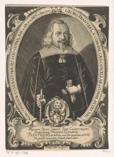 Portret van Georg Frantzke