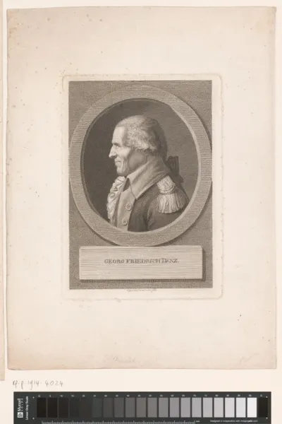 Portret van Georg Friedrich Danz
