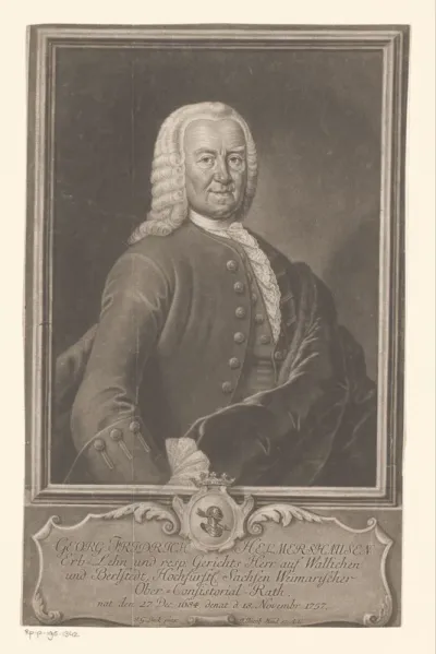 Portret van Georg Friedrich Helmershausen