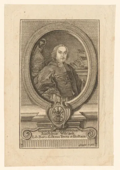 Portret van Georg Friedrich Joseph Wilczek