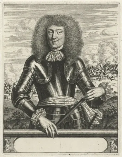 Portret van Georg Friedrich, prins van Waldeck-Eisenberg