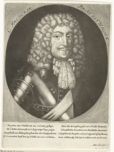 Portret van Georg Friedrich van Waldeck-Eisenberg