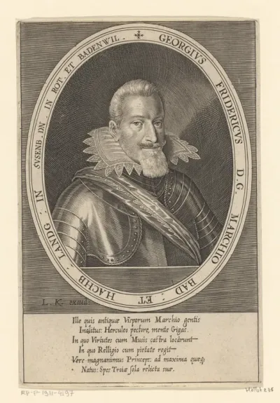 Portret van Georg Friedrich von Baden-Durlach