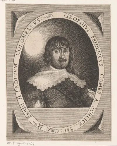 Portret van Georg Friedrich von Schlick zu Passaun