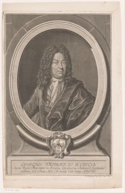 Portret van Georg Friedrich von Wedigen