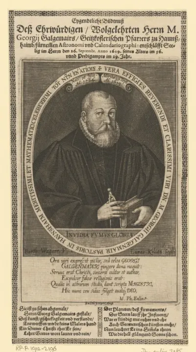 Portret van Georg Galgemair