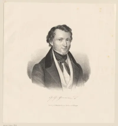 Portret van Georg Gottfried Gervinus