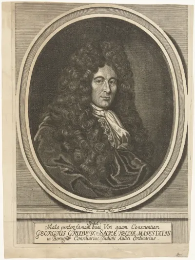 Portret van Georg Grube