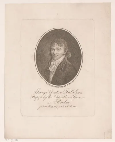 Portret van Georg Gustav Fülleborn