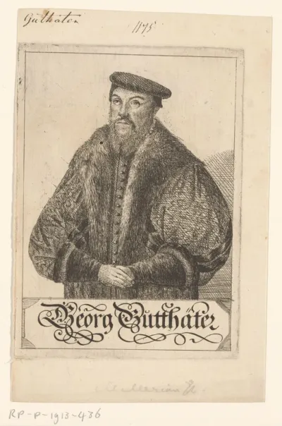 Portret van Georg Gutthäter