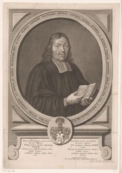 Portret van Georg Heinrich Häberlin